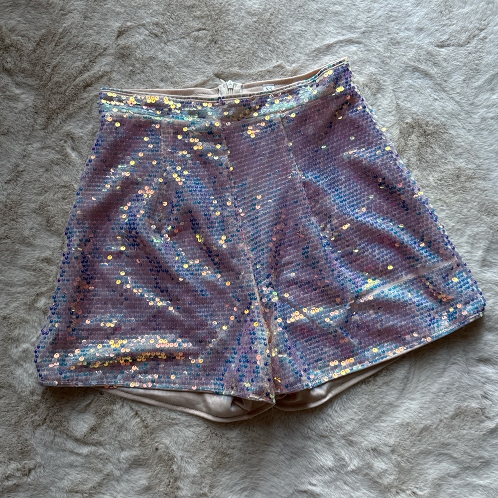 Sequin Embellished Women's Shorts